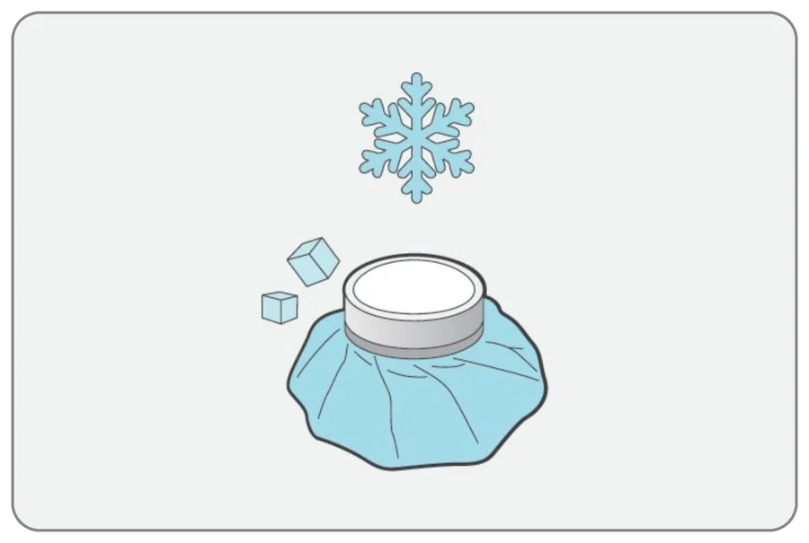 8번 냉찜질 — 무릎 만세운동치료 통증관리 (365만세곰한의원)
